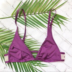 Free People Intimately Purple Lace Embroidery Bra